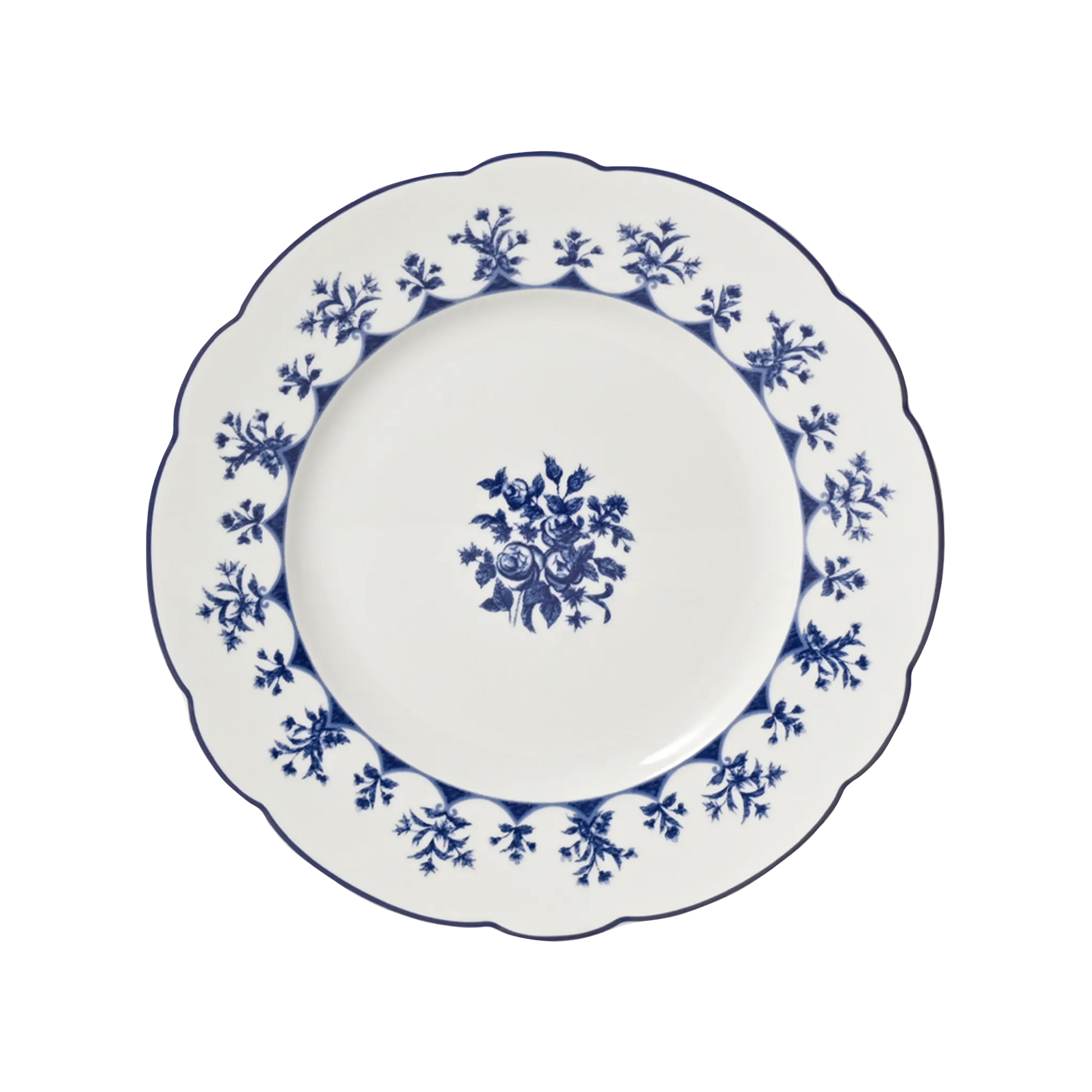 Prato Sobremesa Chateaubriand Azul.