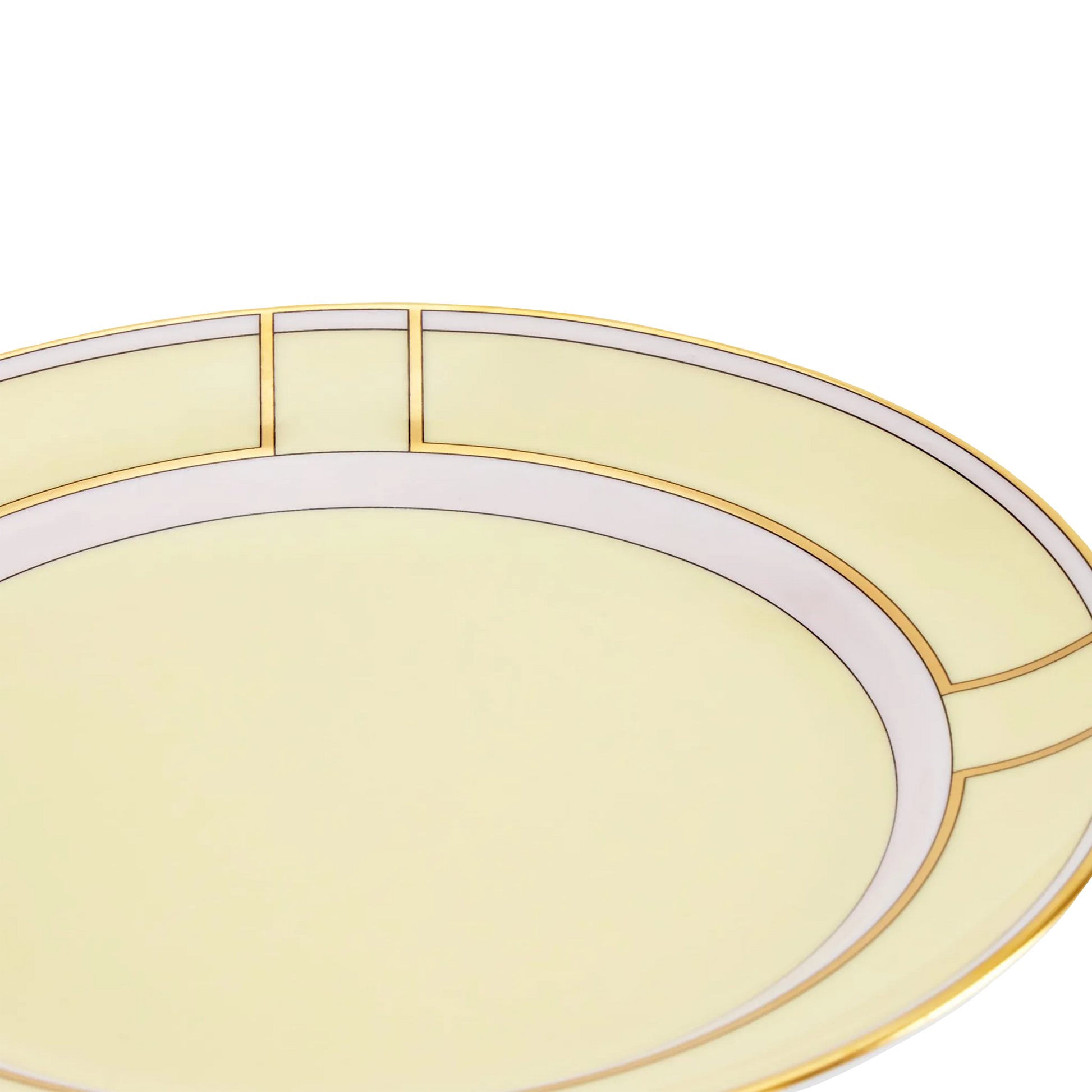 Detalhe do Prato Sobremesa Diva Giallo.