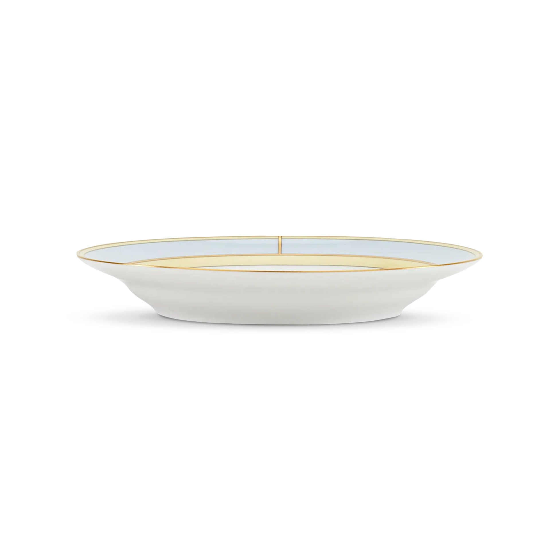 Vista lateral do Prato Massa Diva Celeste.