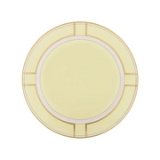 Vista frontal do Prato Sobremesa Diva Giallo.