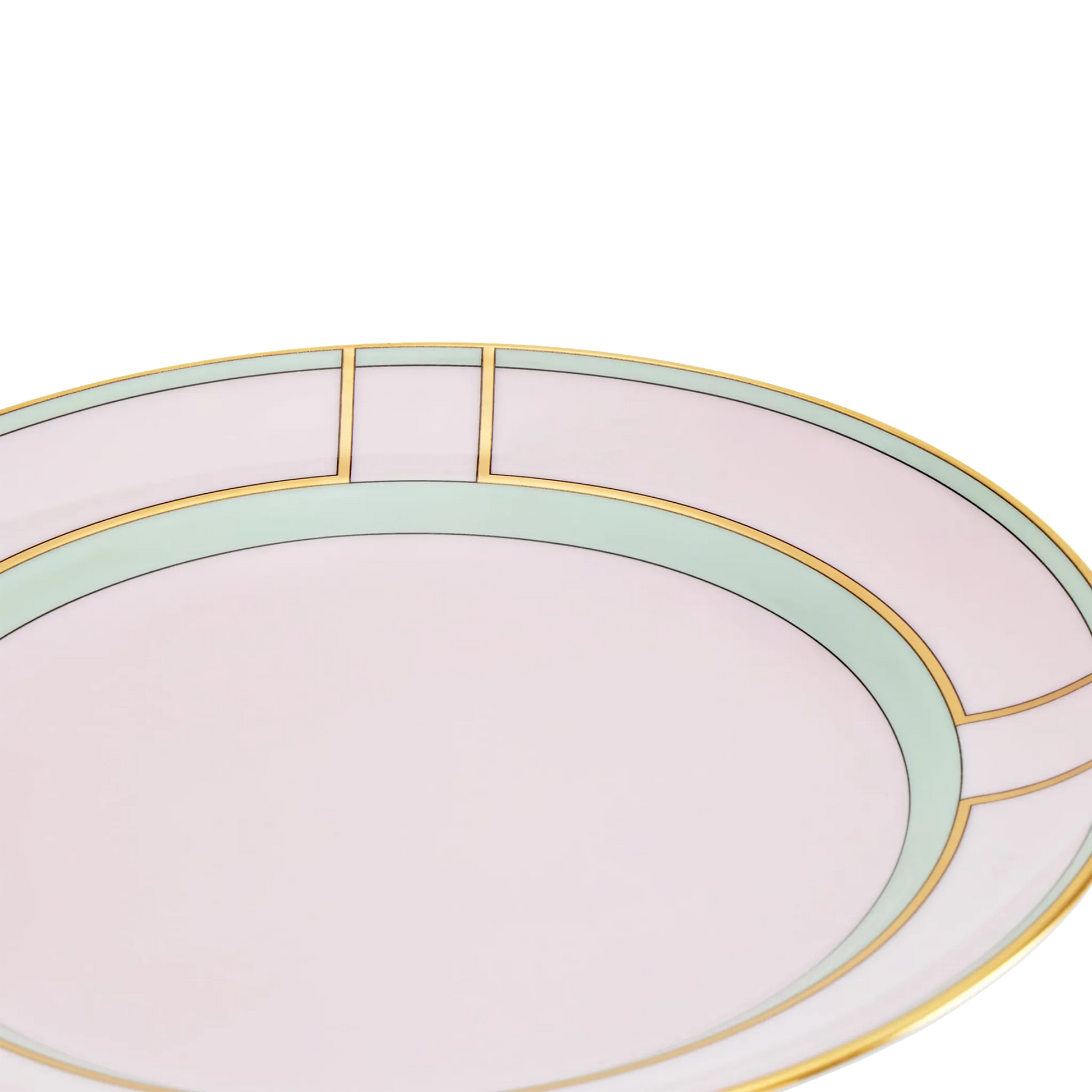 Detalhe do Prato Sobremesa Diva Rosa.