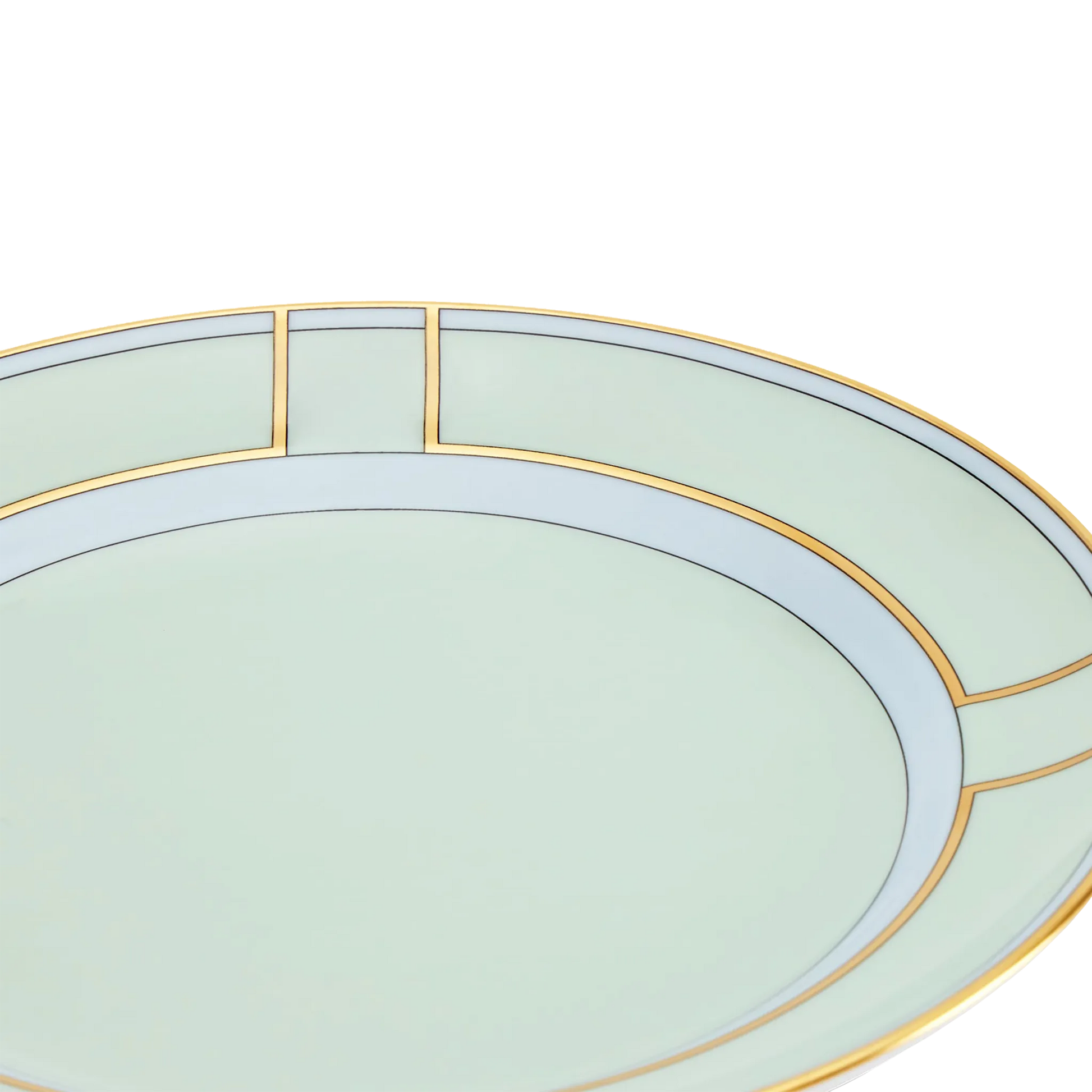 Detalhe do Prato Sobremesa Diva Verde.