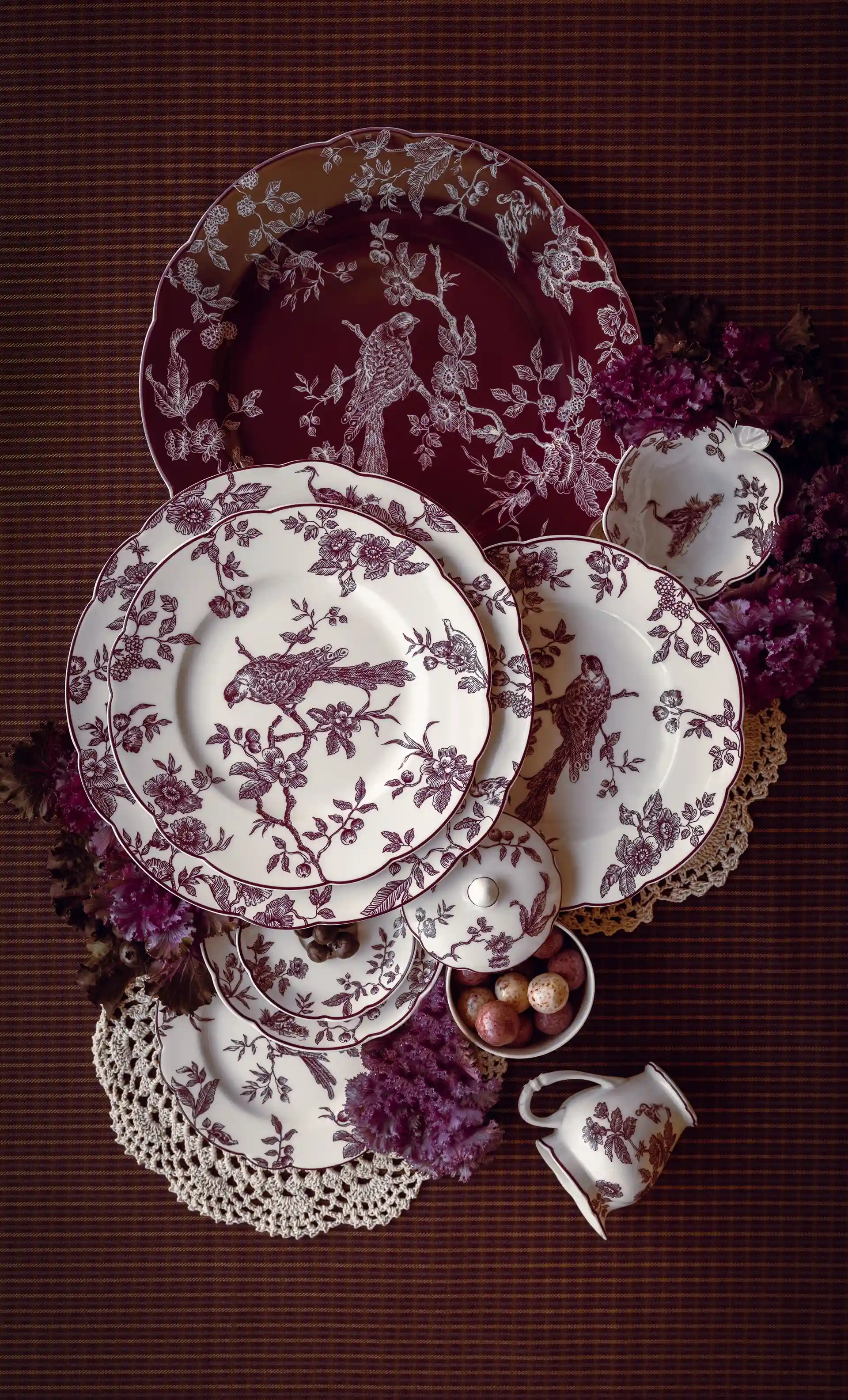 Sousplat Albertine Prune