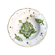 Prato Fundo Floral Verde.