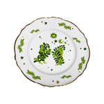 Prato Raso Floral Verde.