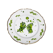 Prato Raso Floral Verde.
