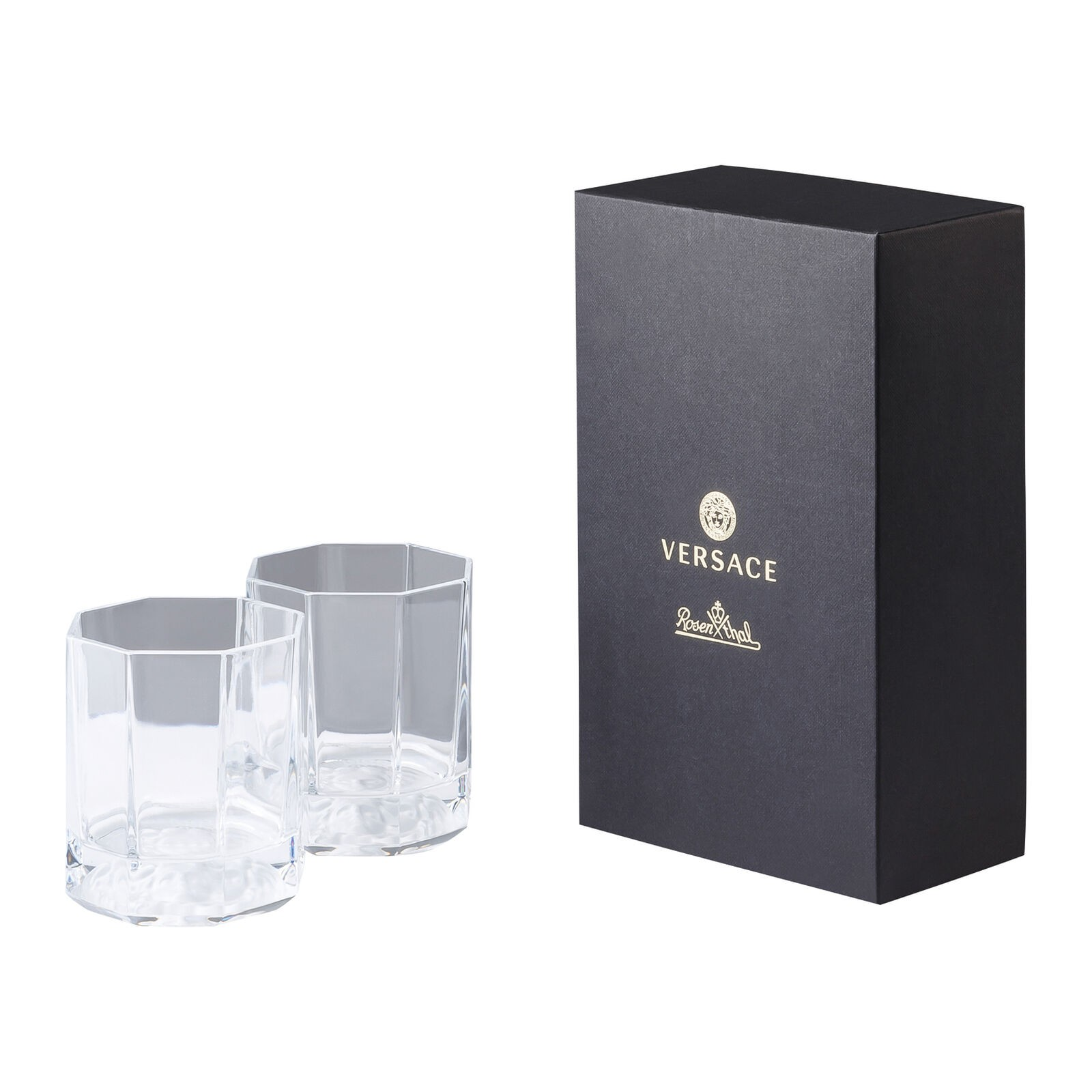 Set 2 Copos Whisky Versace Medusa