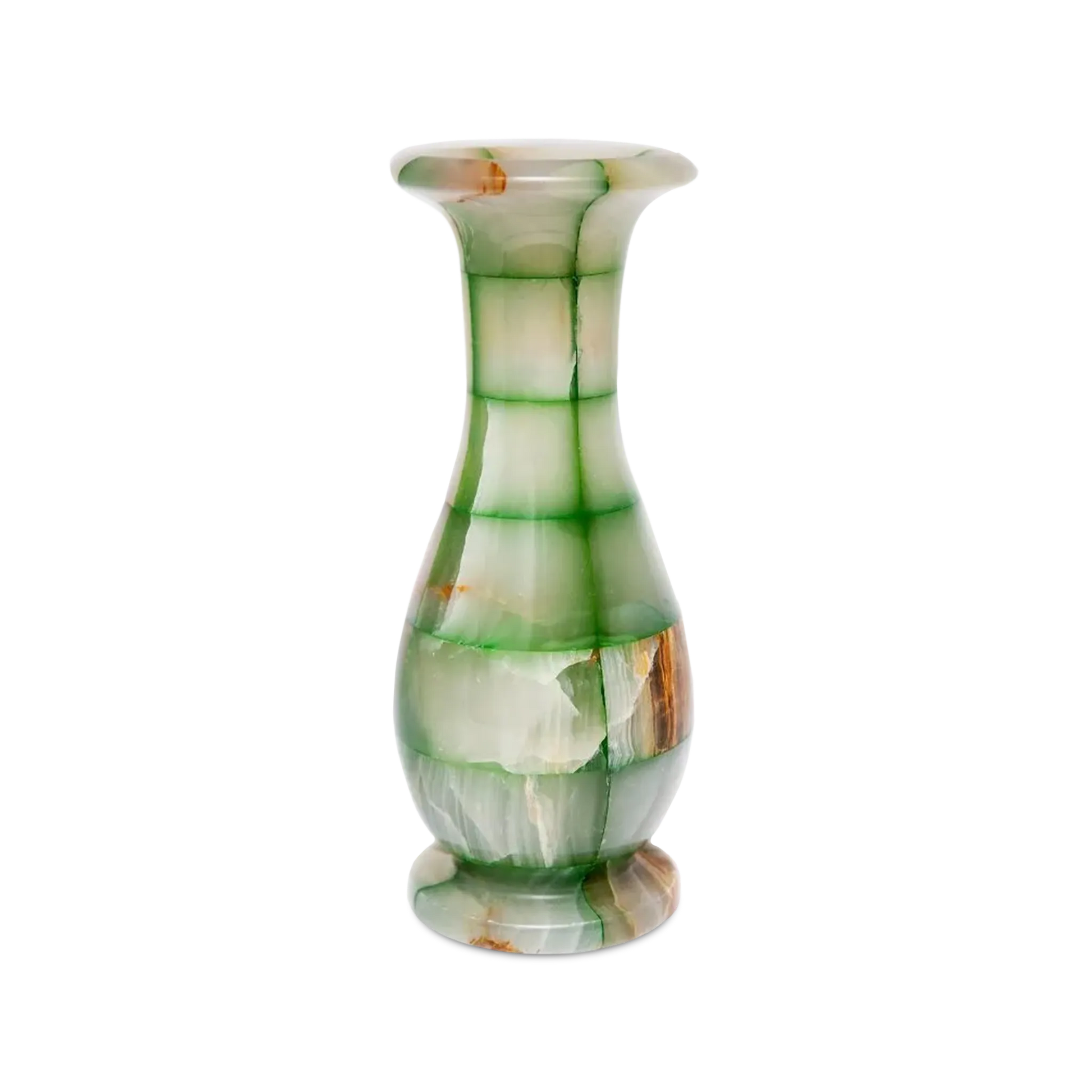 Vaso Ônix Quadriculado Verde G.
