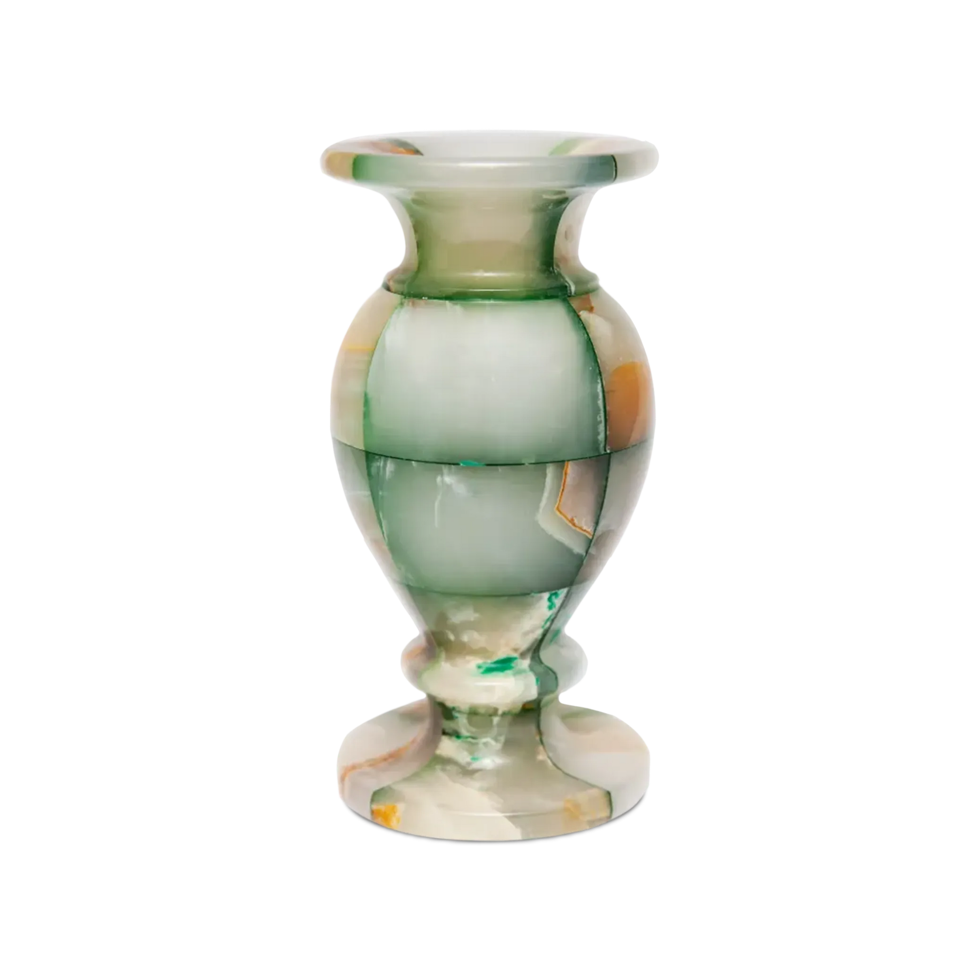 Vaso Ônix Quadriculado Verde M.