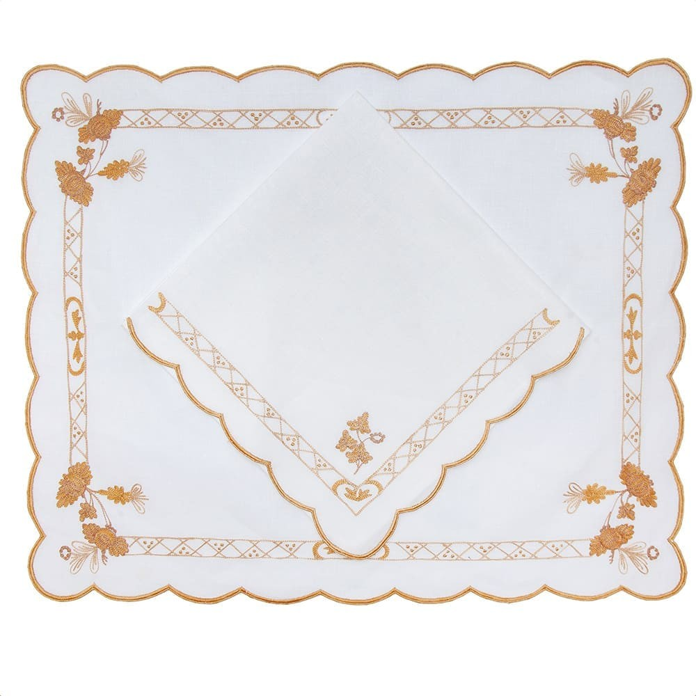 Set Jogo Americano e Guardanapo Aurum