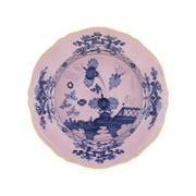 Vista frontal do Prato Raso Oriente Italiano Azalea.