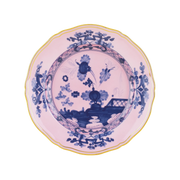 Vista frontal do Prato Sobremesa Oriente Italiano Azalea.