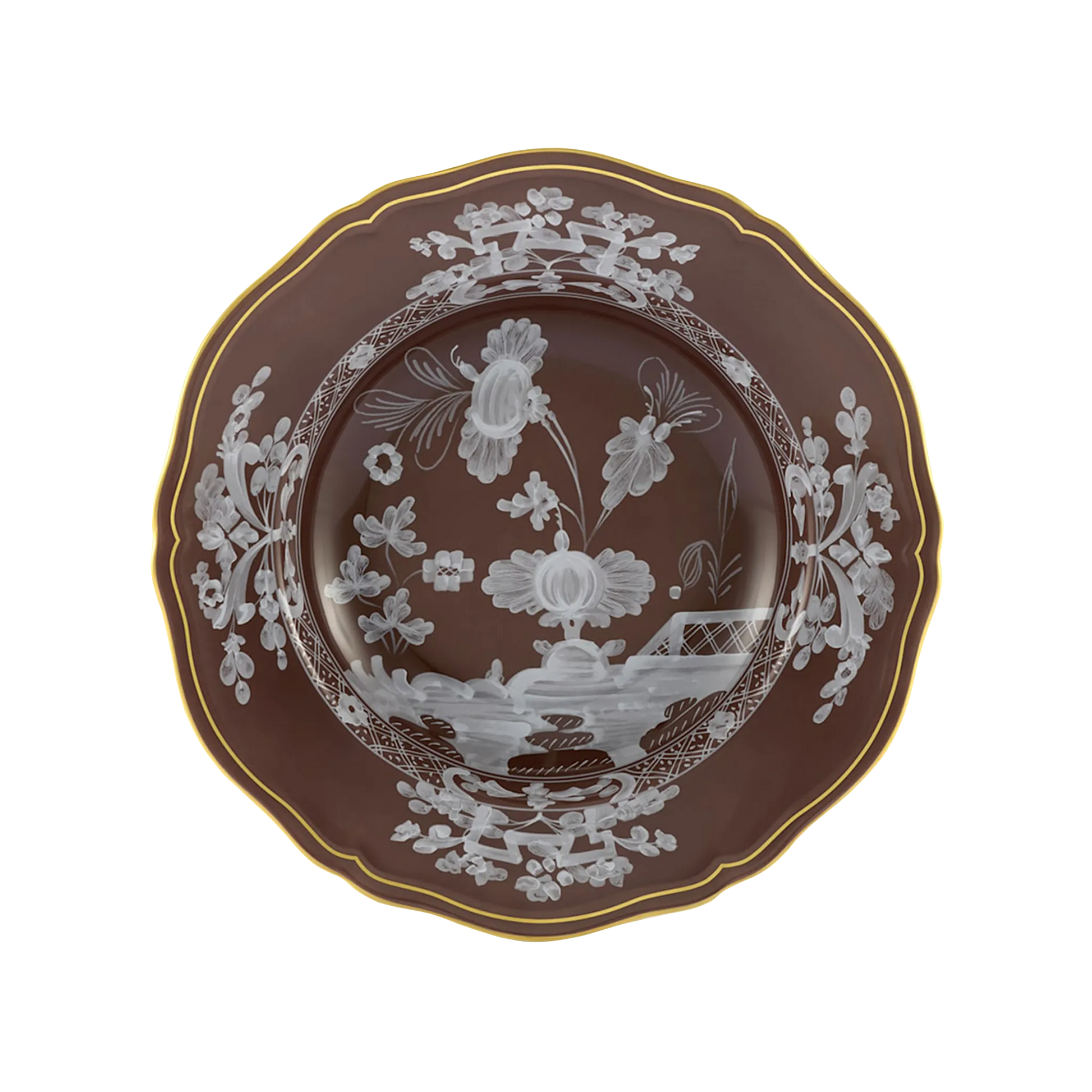 Vista frontal do Prato Massa Oriente Italiano Castagna.