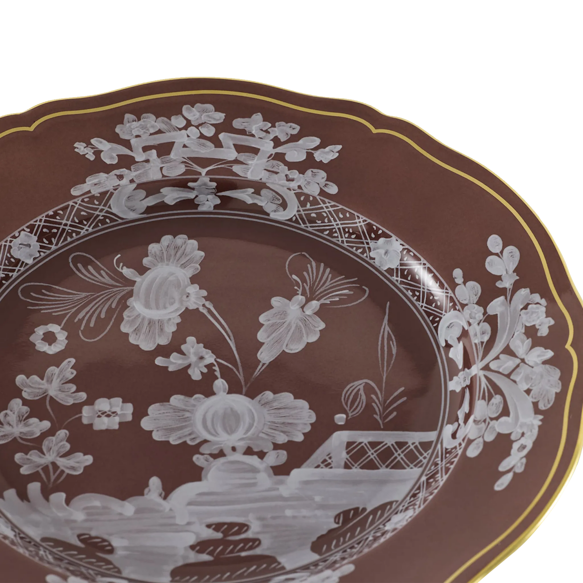 Detalhe do Prato Sobremesa Oriente Italiano Castagna.