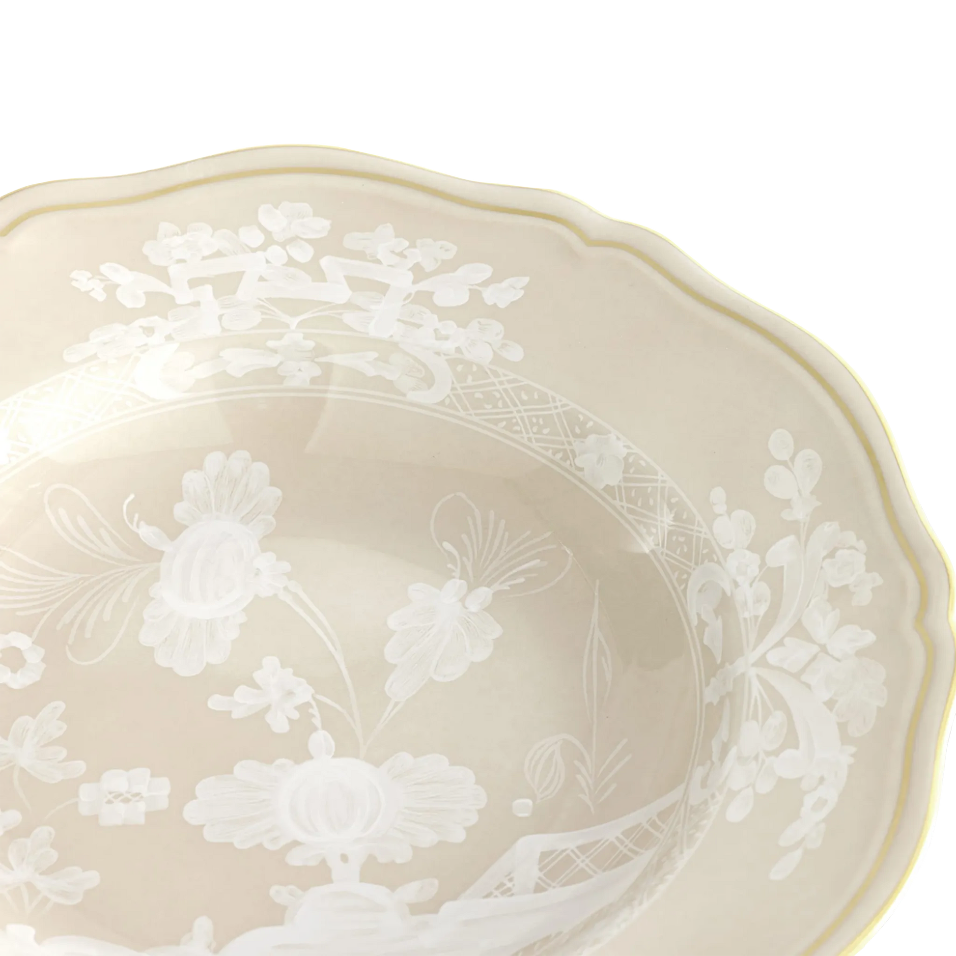 Detalhe do Prato Massa Oriente Italiano Malachite.