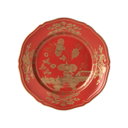 Vista frontal do Prato Raso Oriente Italiano Rubrum.