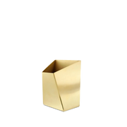 Vaso Baixo Inclinado Origami.