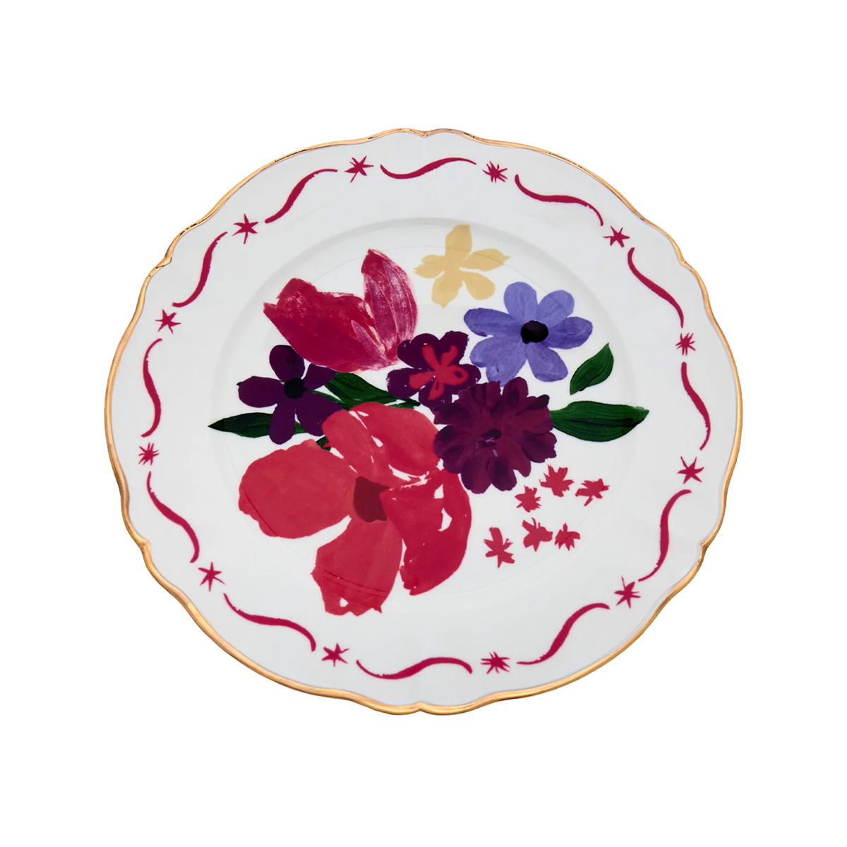 Sousplat Magenta Bouquet