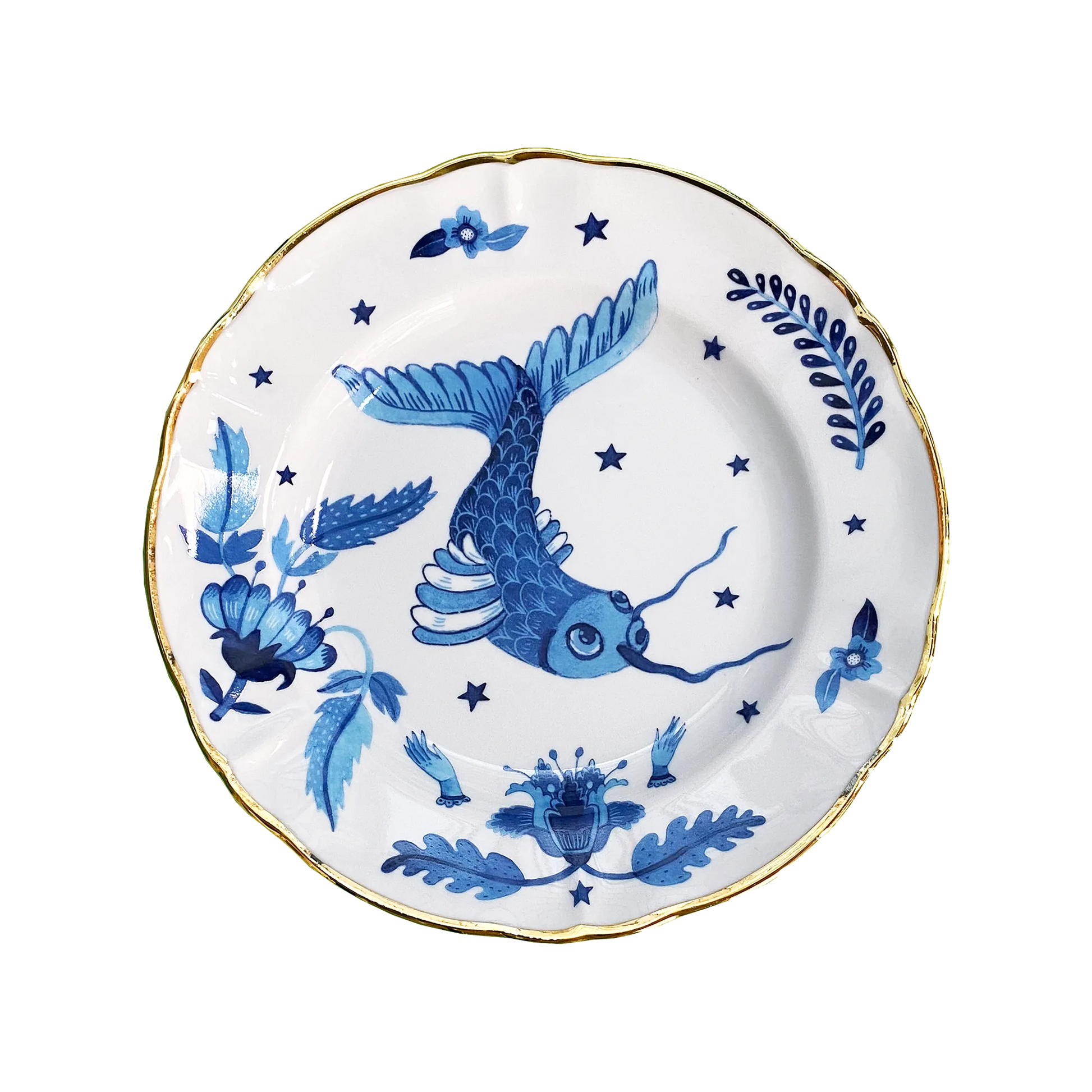 Prato Sobremesa Over Blu.