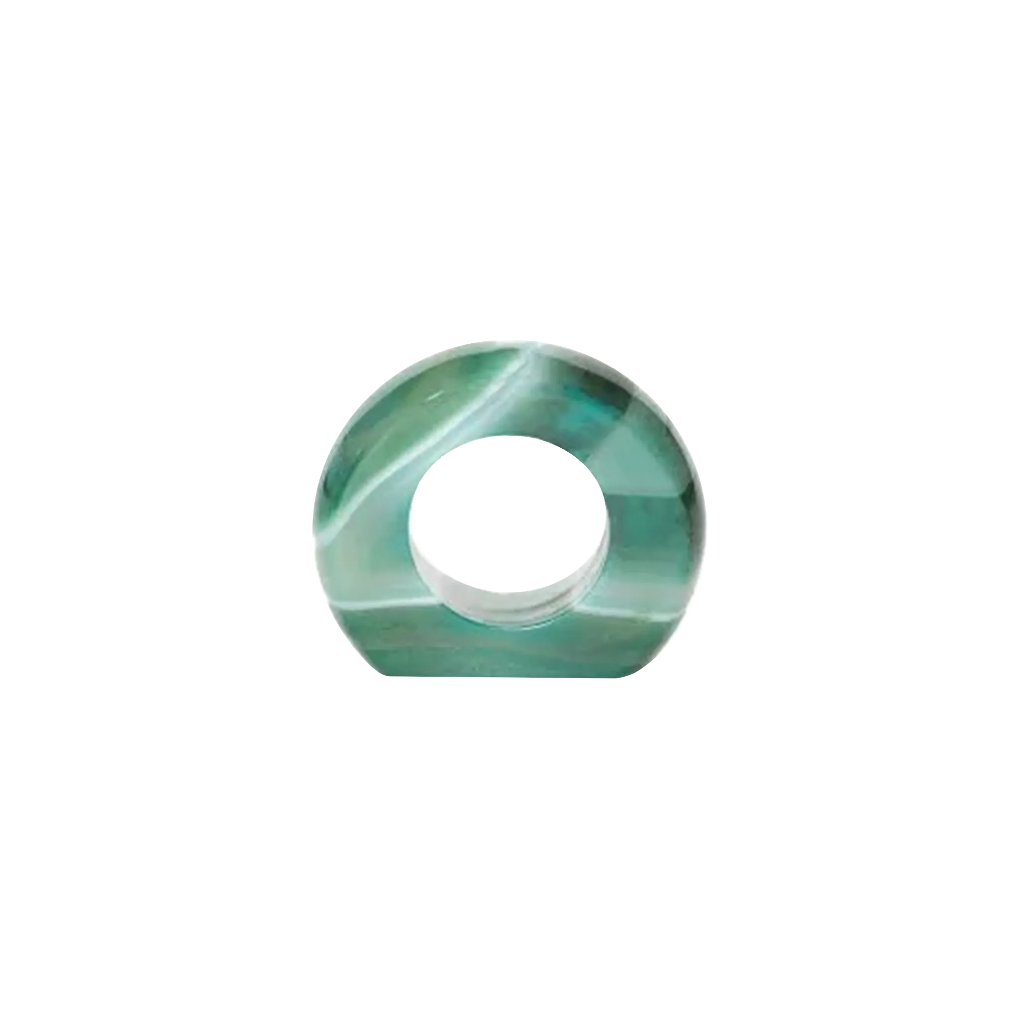 Porta Guardanapo Ágata Verde.