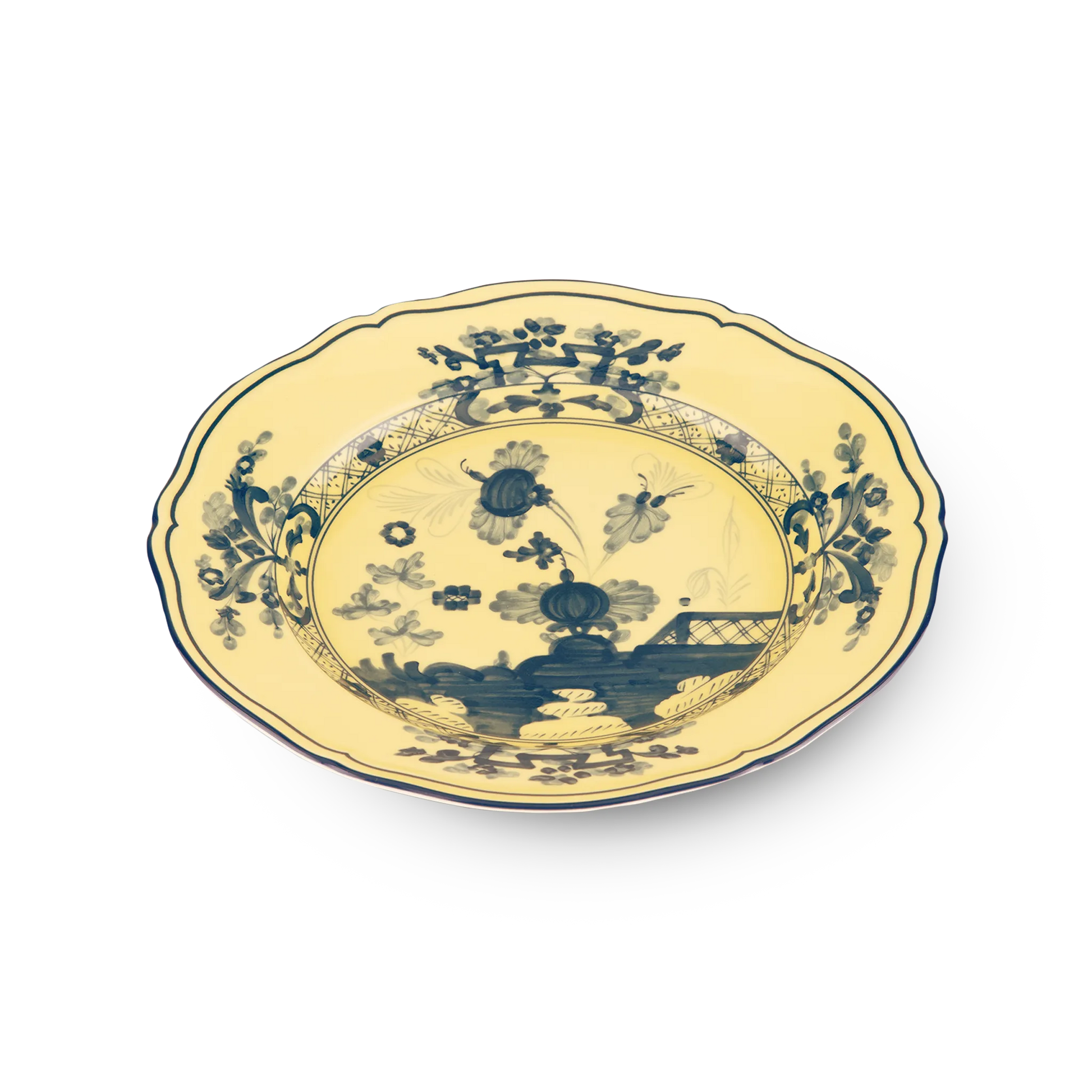 Prato Sobremesa Oriente Italiano Citrino.