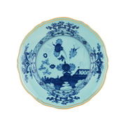 Vista frontal do Prato Sobremesa Oriente Italiano Íris.