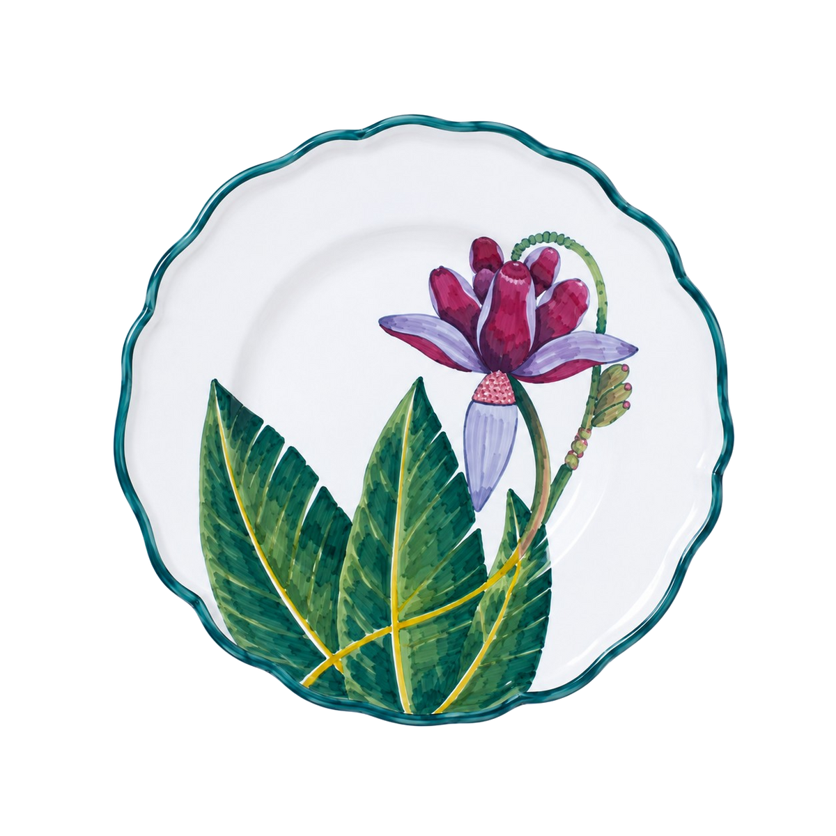 Prato Sobremesa Orquídea Brasileira  Vinho Marcelo Antunes