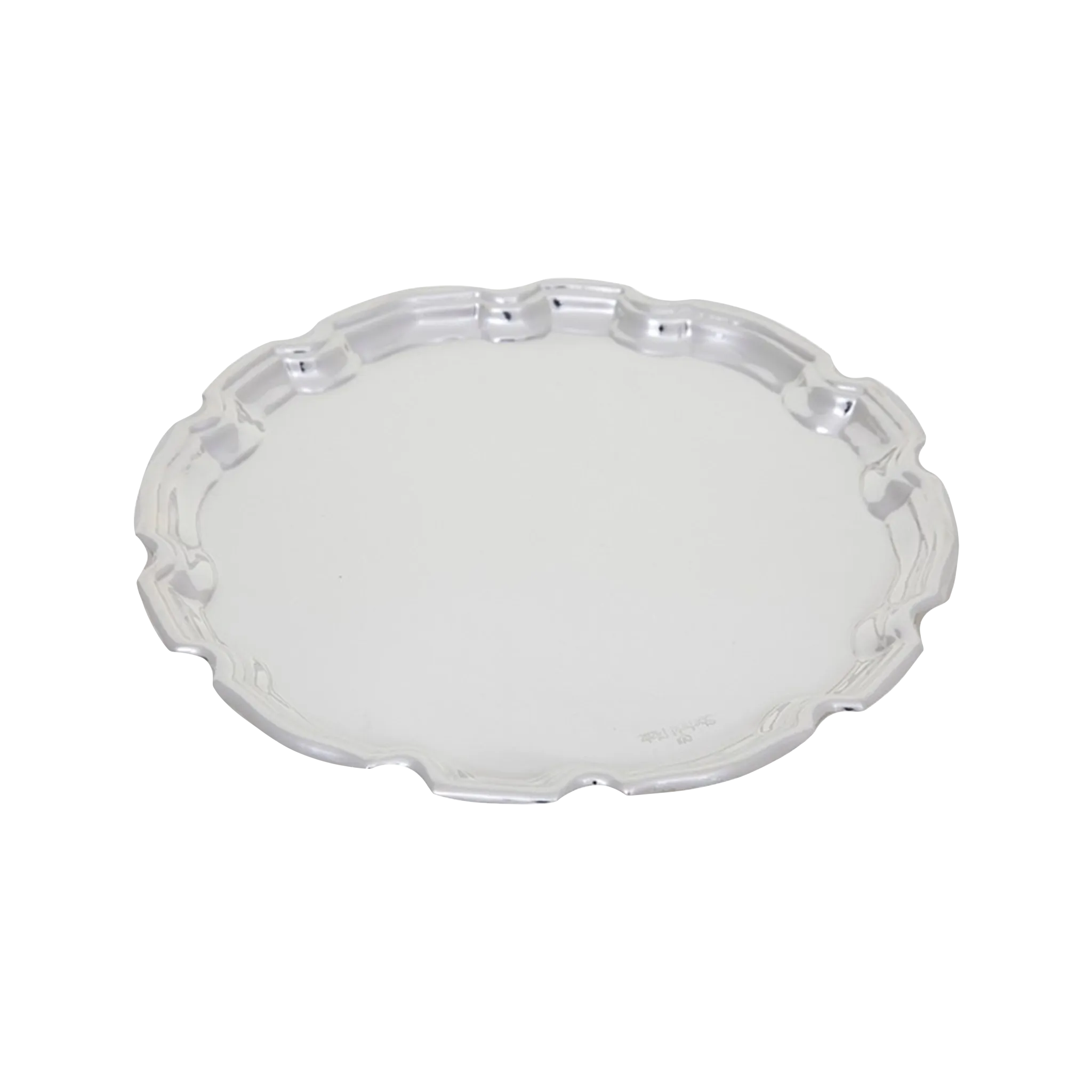 Salva Redonda Prata 35 cm.