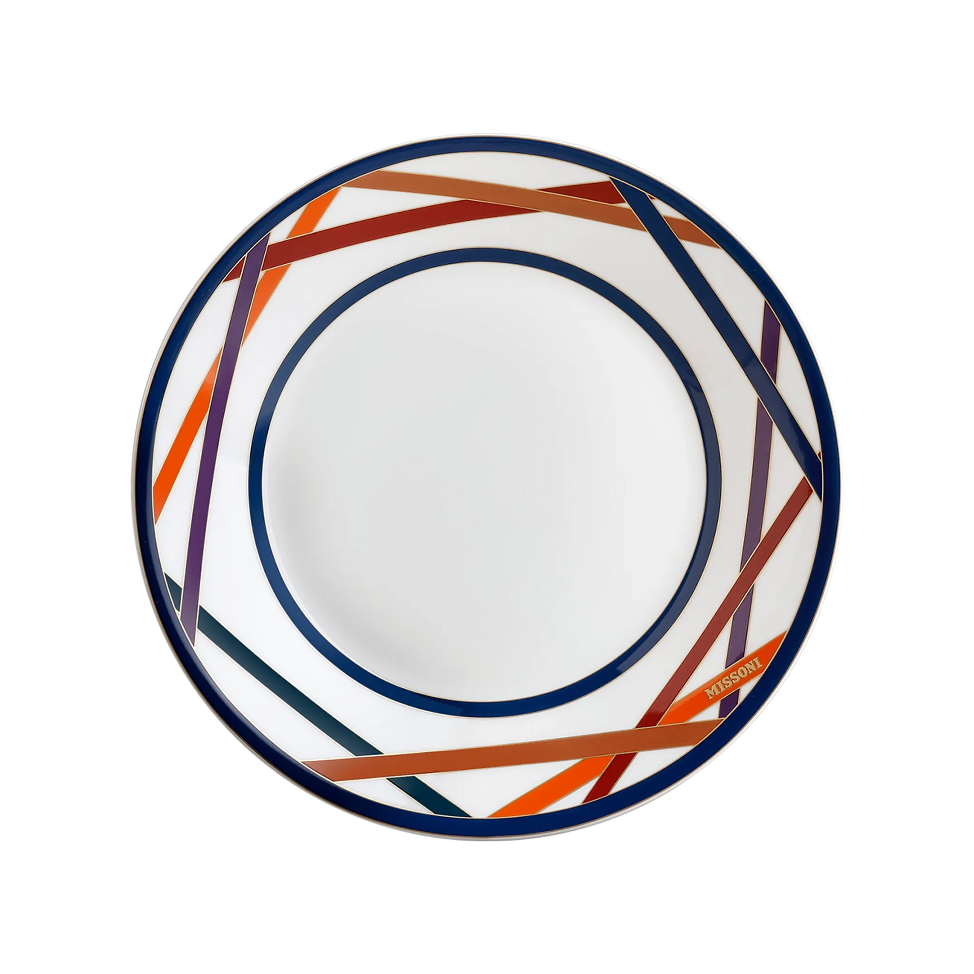 Set 2 Pratos Fundos Missoni Nastri Collours.