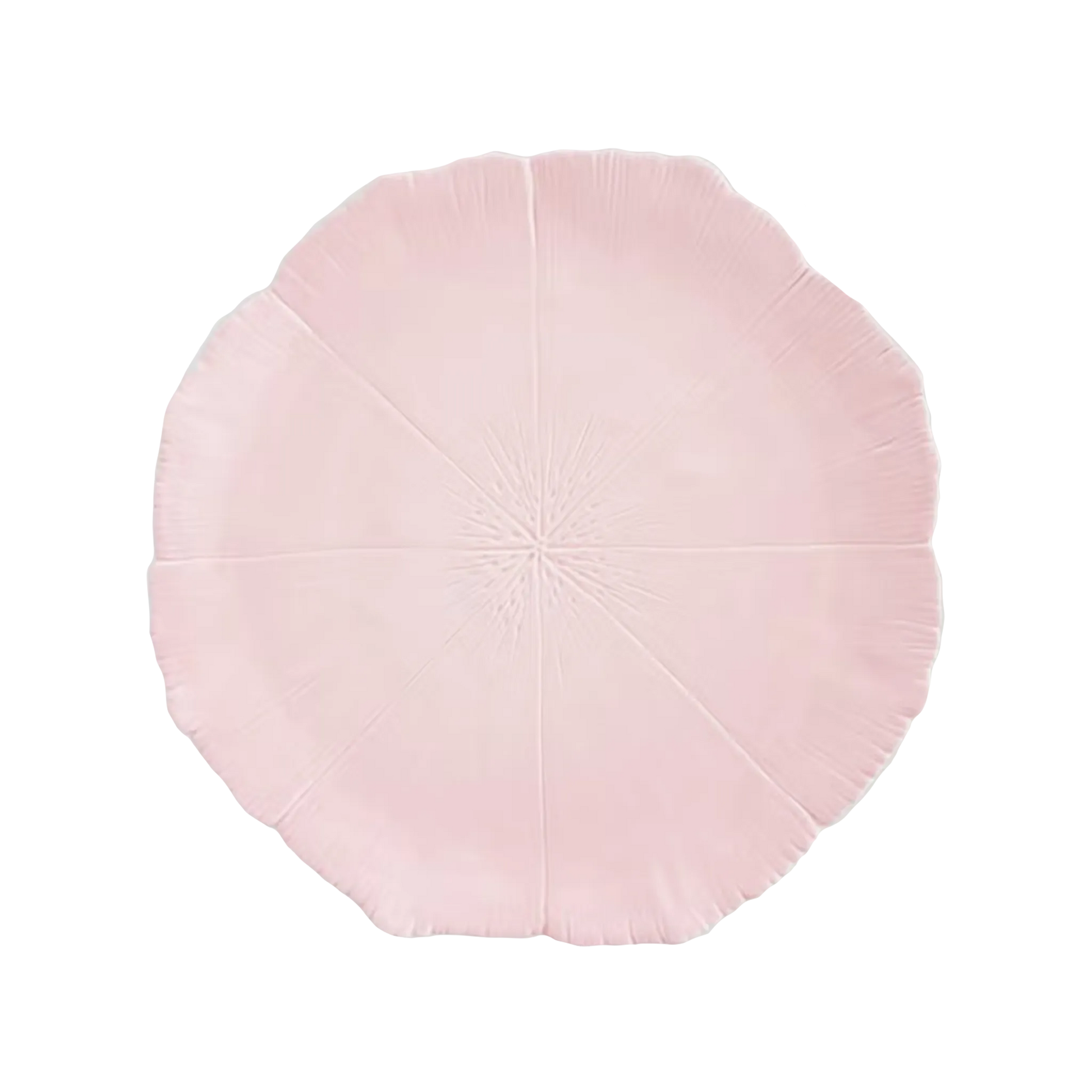 Vista frontal do Set 2 Pratos Rasos Blossom Rosa Aquazzura.