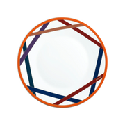 Set 2 Pratos Rasos Missoni Nastri Collours.