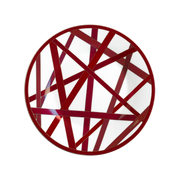 Set 2 Pratos Sobremesa Missoni Nastri Bordeaux.