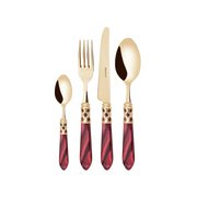 Set Faqueiro Aladdin Bugatti Red Ouro.