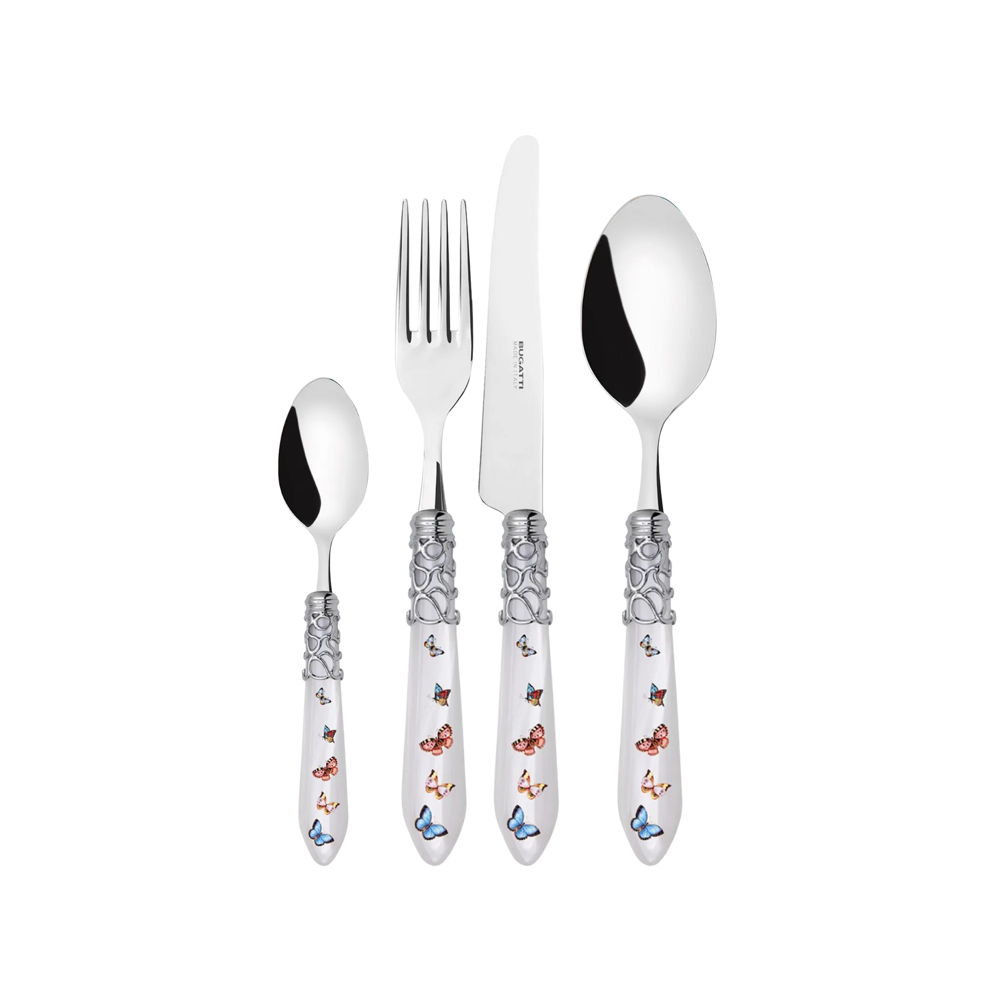 Set Faqueiro Melodia Borboleta Bugatti White.