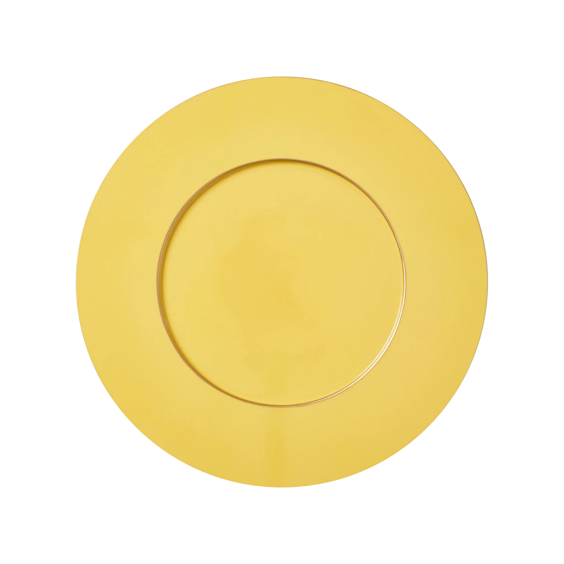 Sousplat Amarelo.