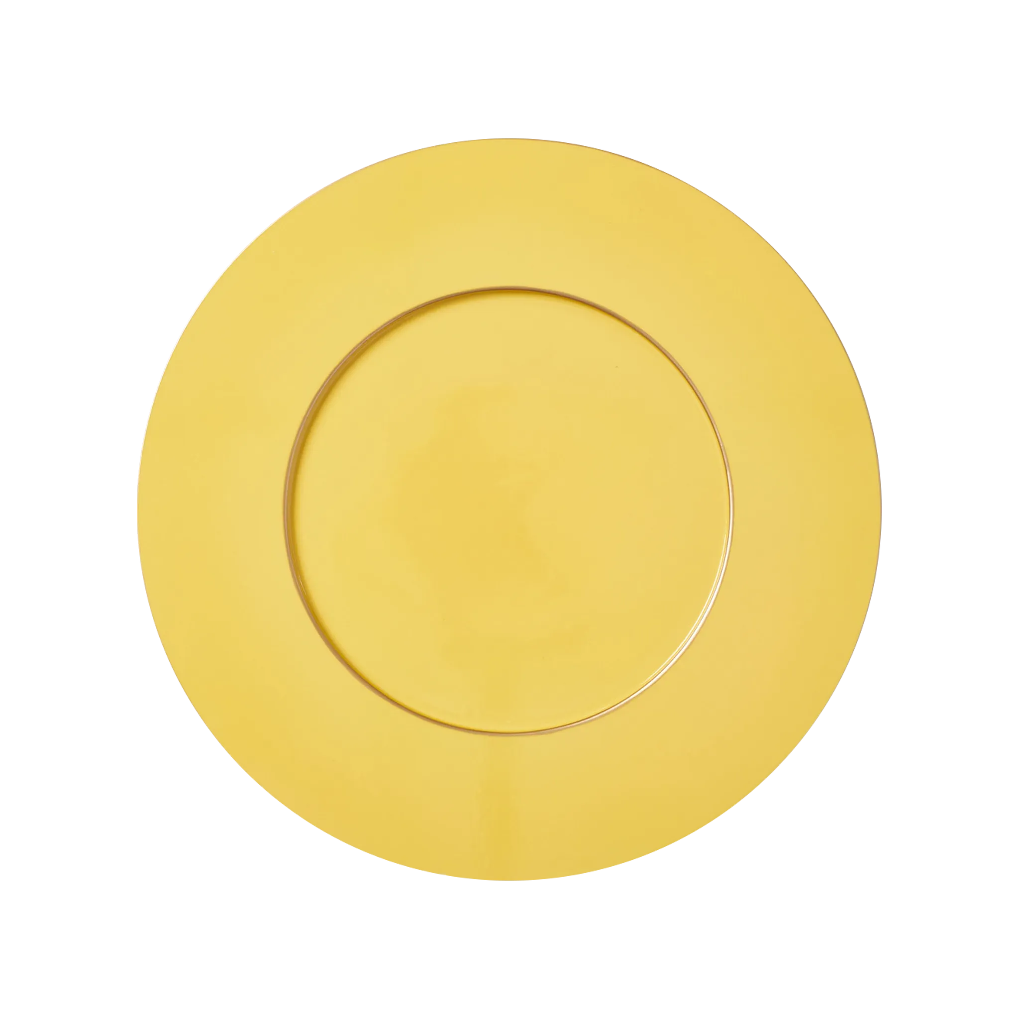 Sousplat Amarelo.