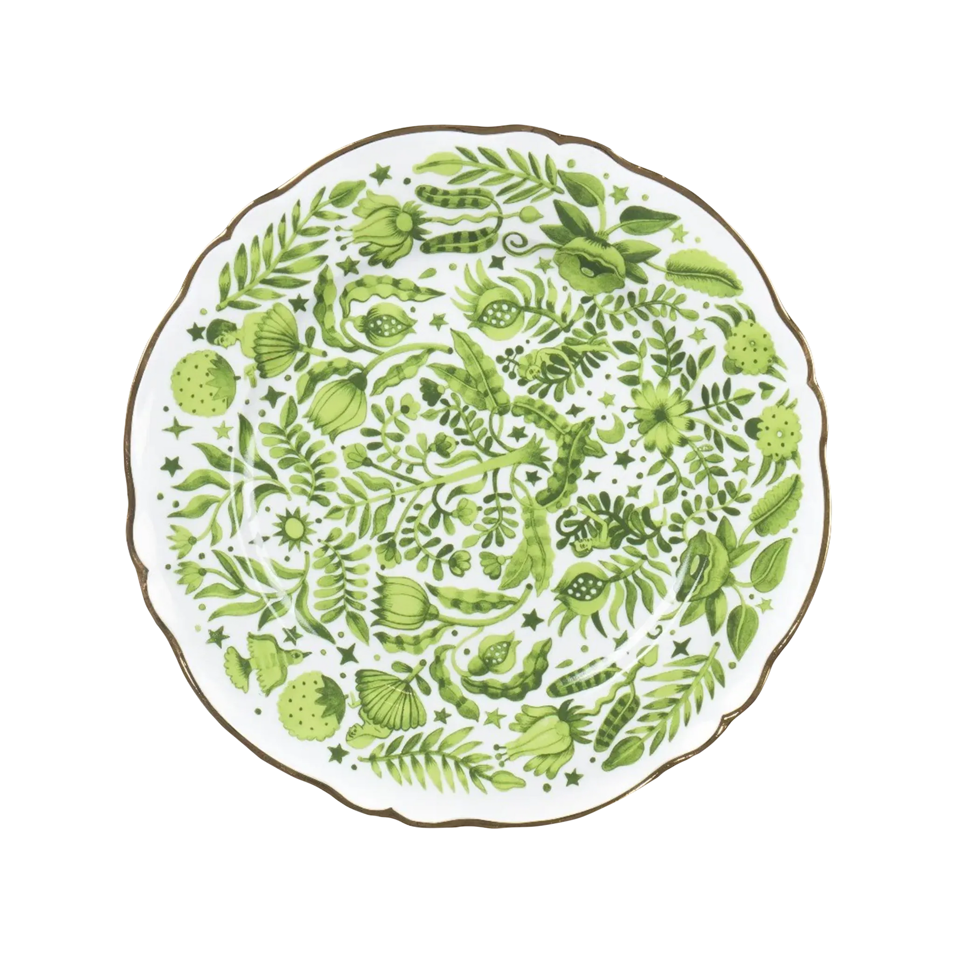 Sousplat Floral Verde.