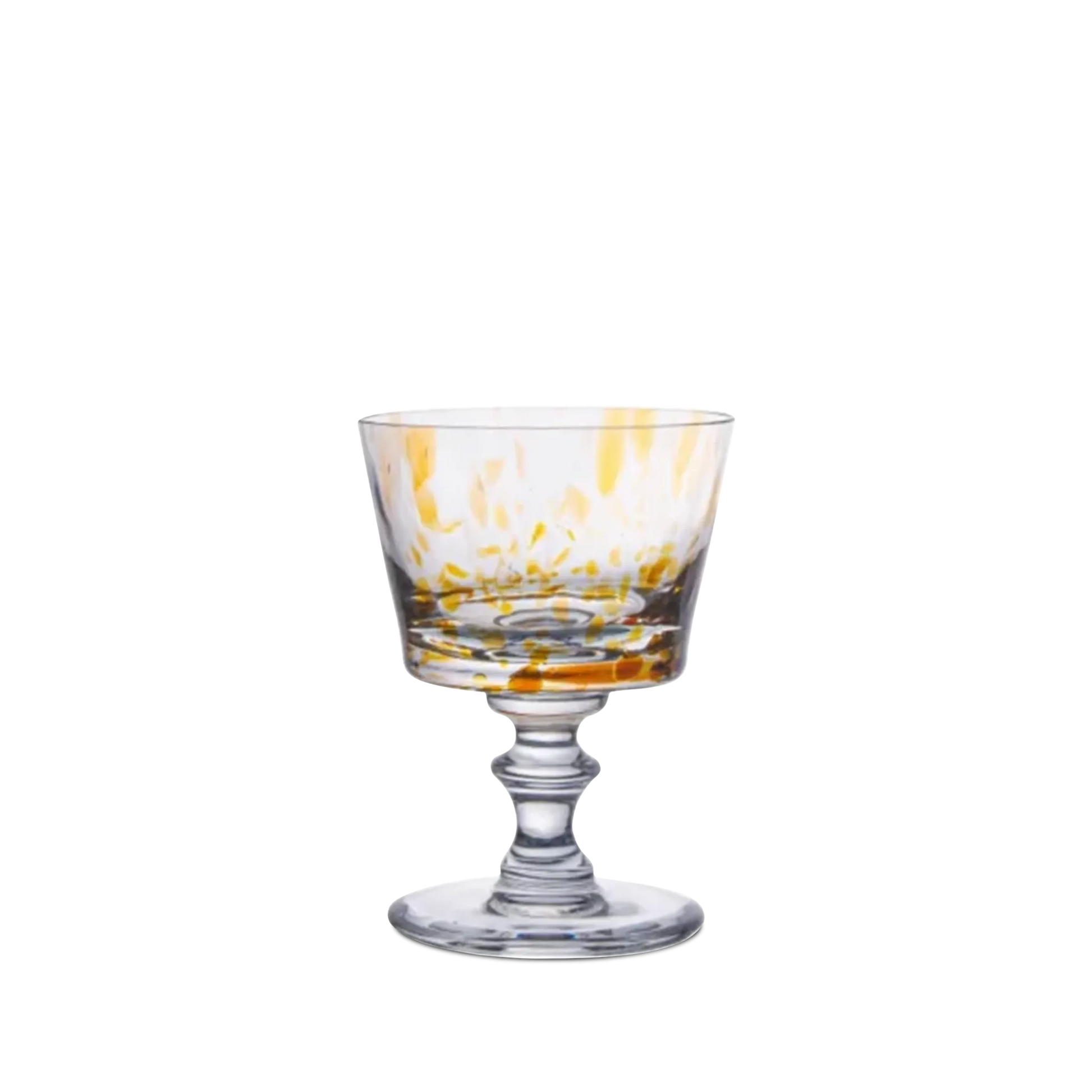 Taça de Sobremesa Murano Color Âmbar.