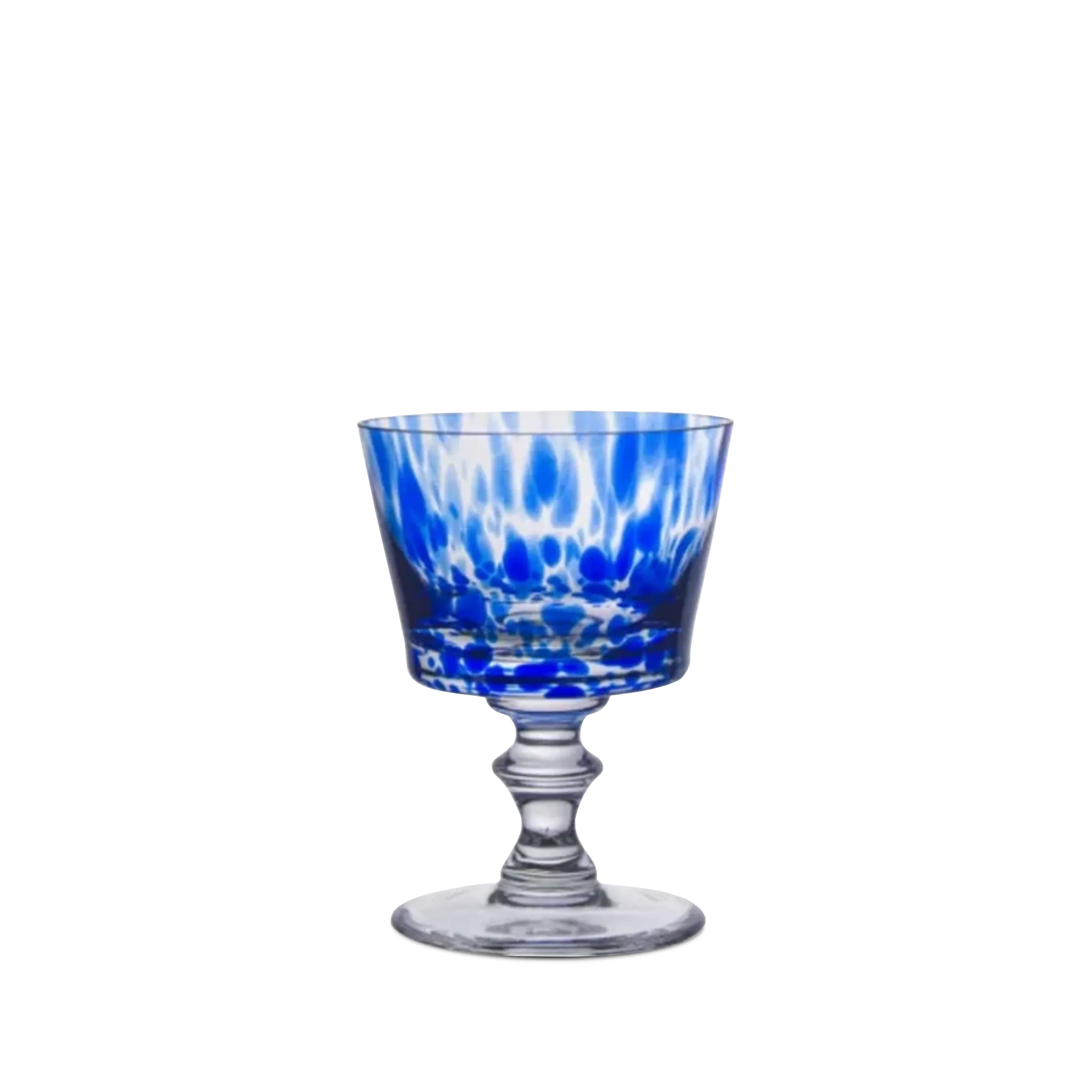 Taça de Sobremesa Murano Color Azul.