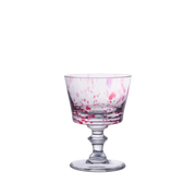 Taça de Sobremesa Murano Color Rosa.