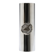 Vaso 360 Prata e Pedra G