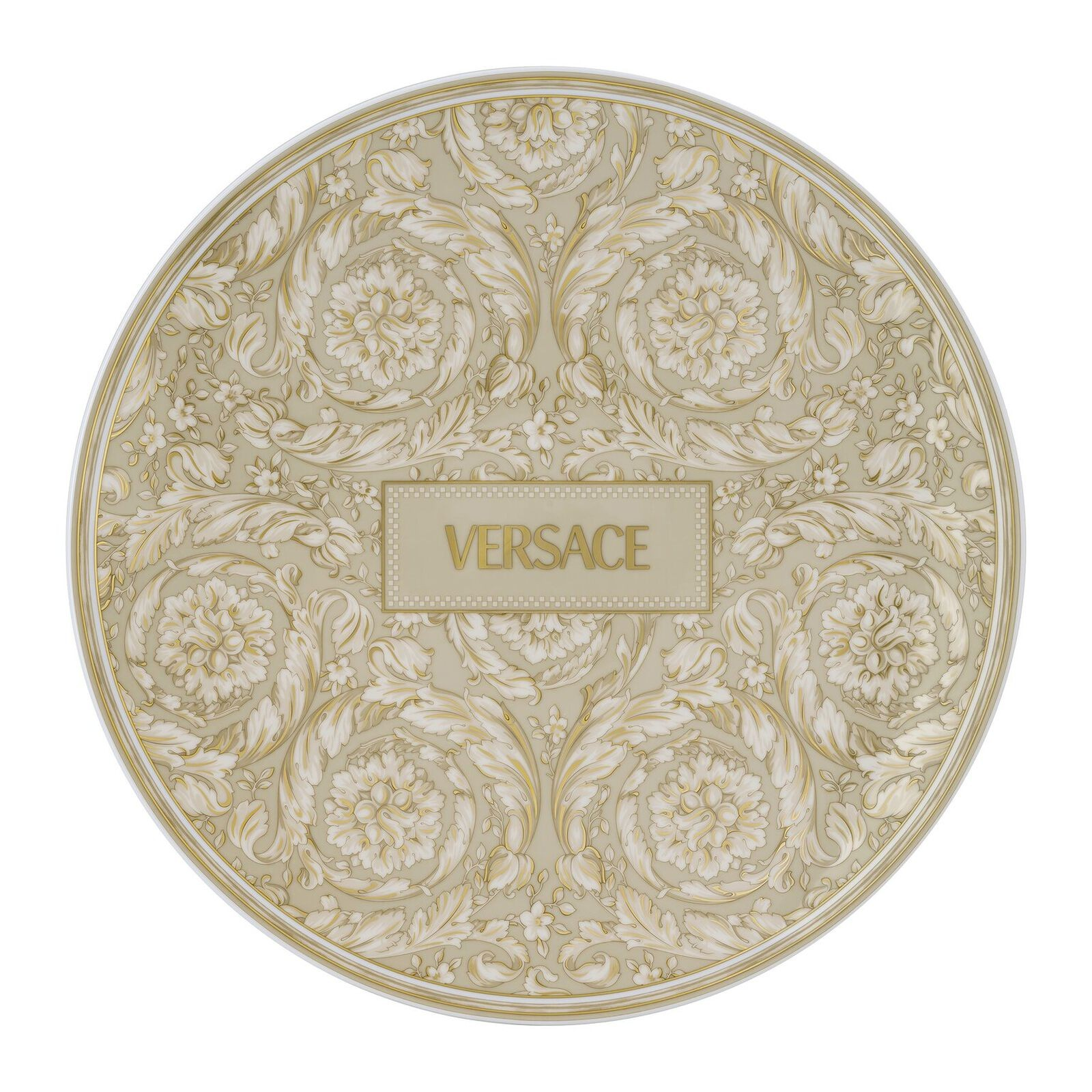 Sousplat Versace Barocco Beige