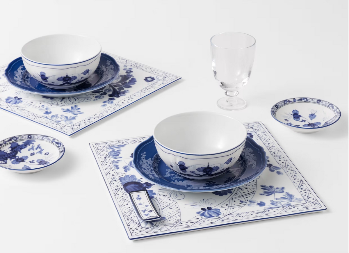 Set Bowl Oriente Italiano Indaco