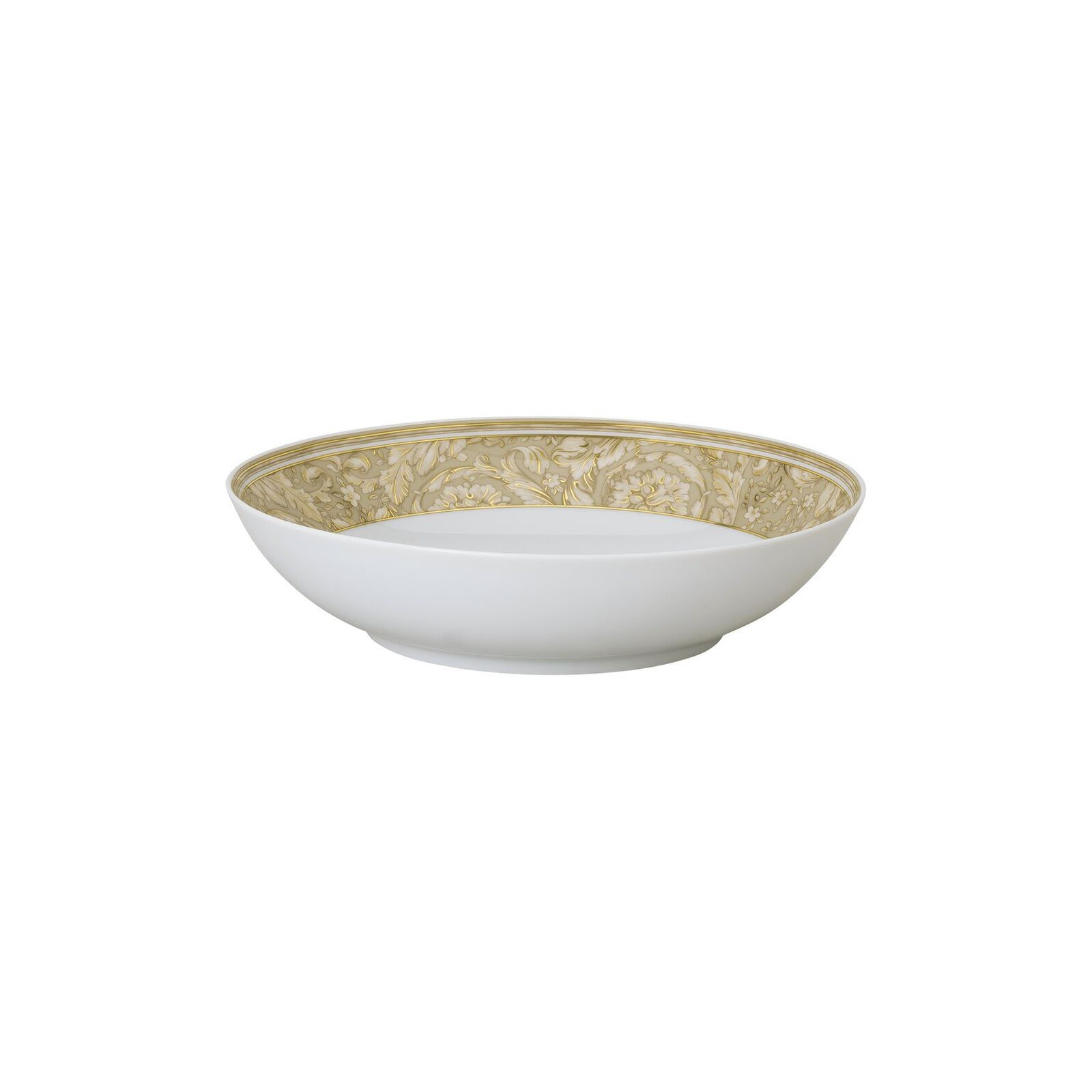 Prato Fundo Versace Barocco Beige