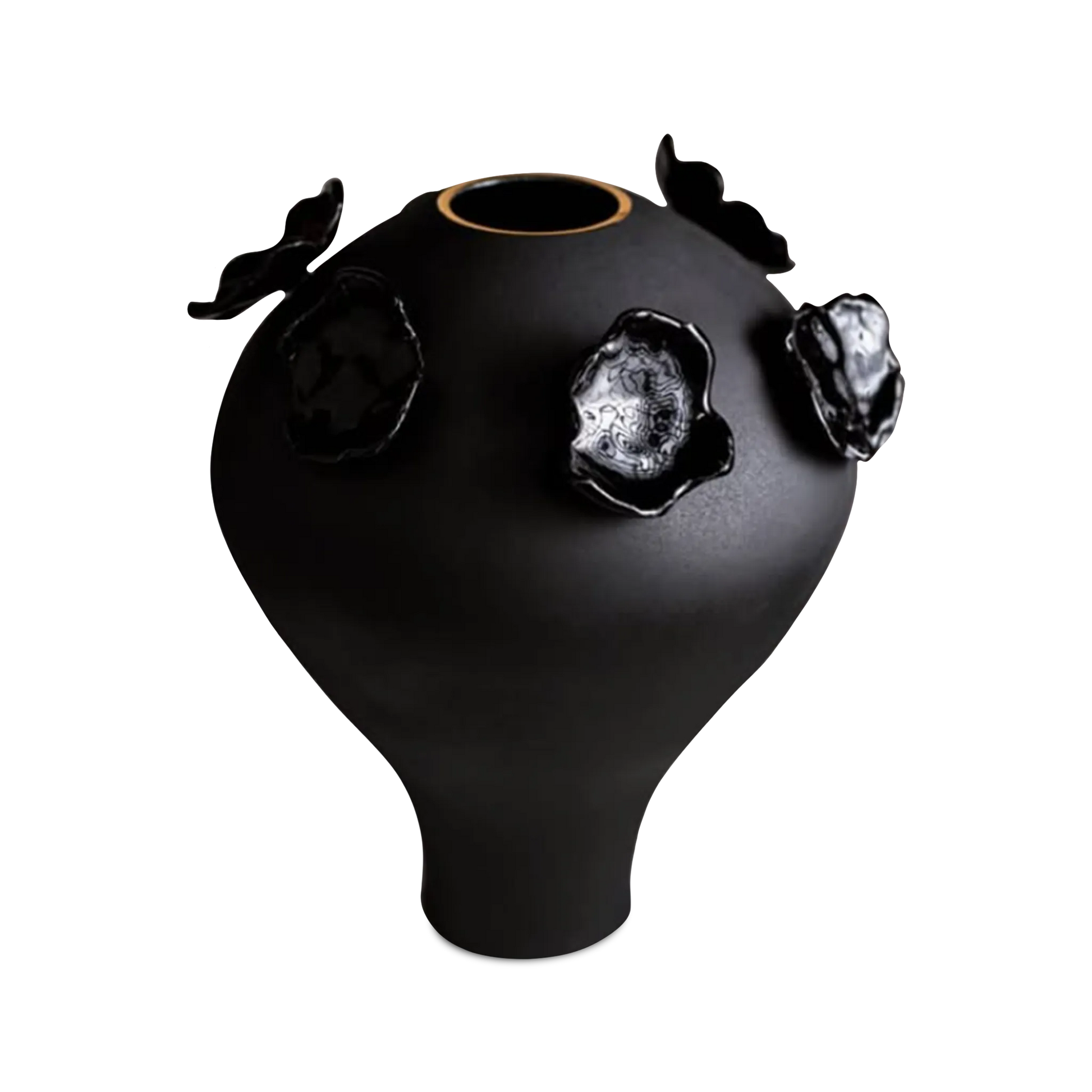 Vaso Balloon Flowers Preto.