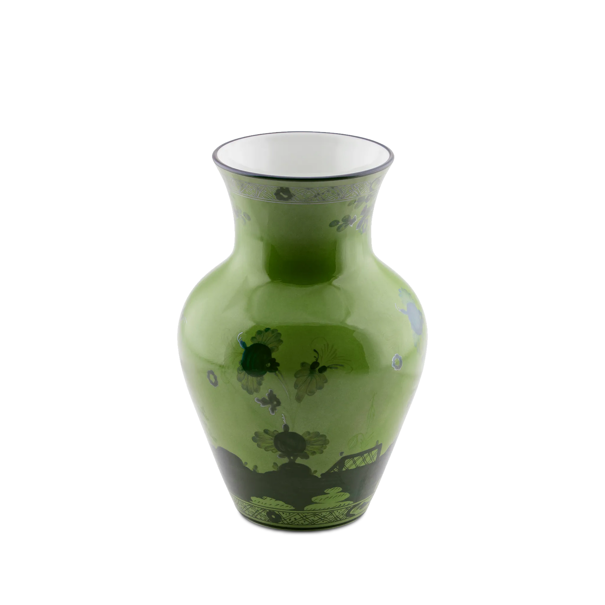 Vaso Médio Oriente Italiano Malachite.