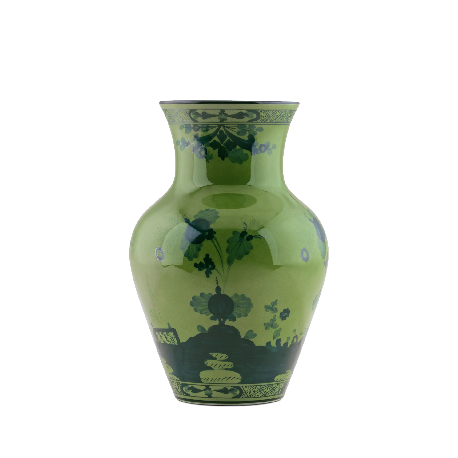 Lado do Vaso Médio Oriente Italiano Malachite.