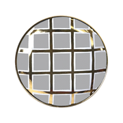 Vista frontal do Vide Poche Grid Cinza.