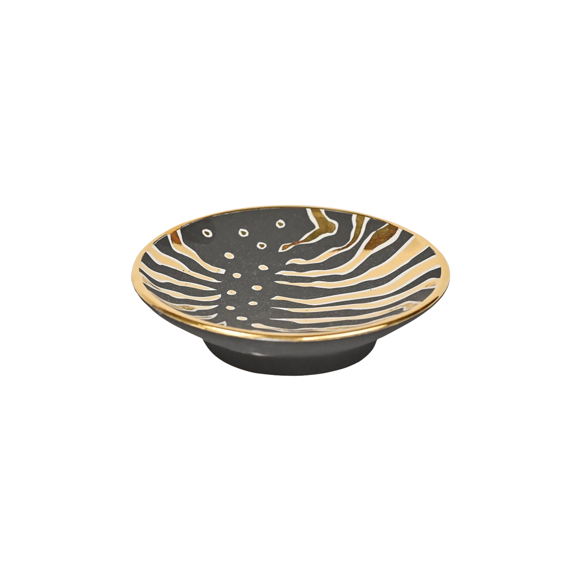 Vide Poche Tiger Lines Preto.