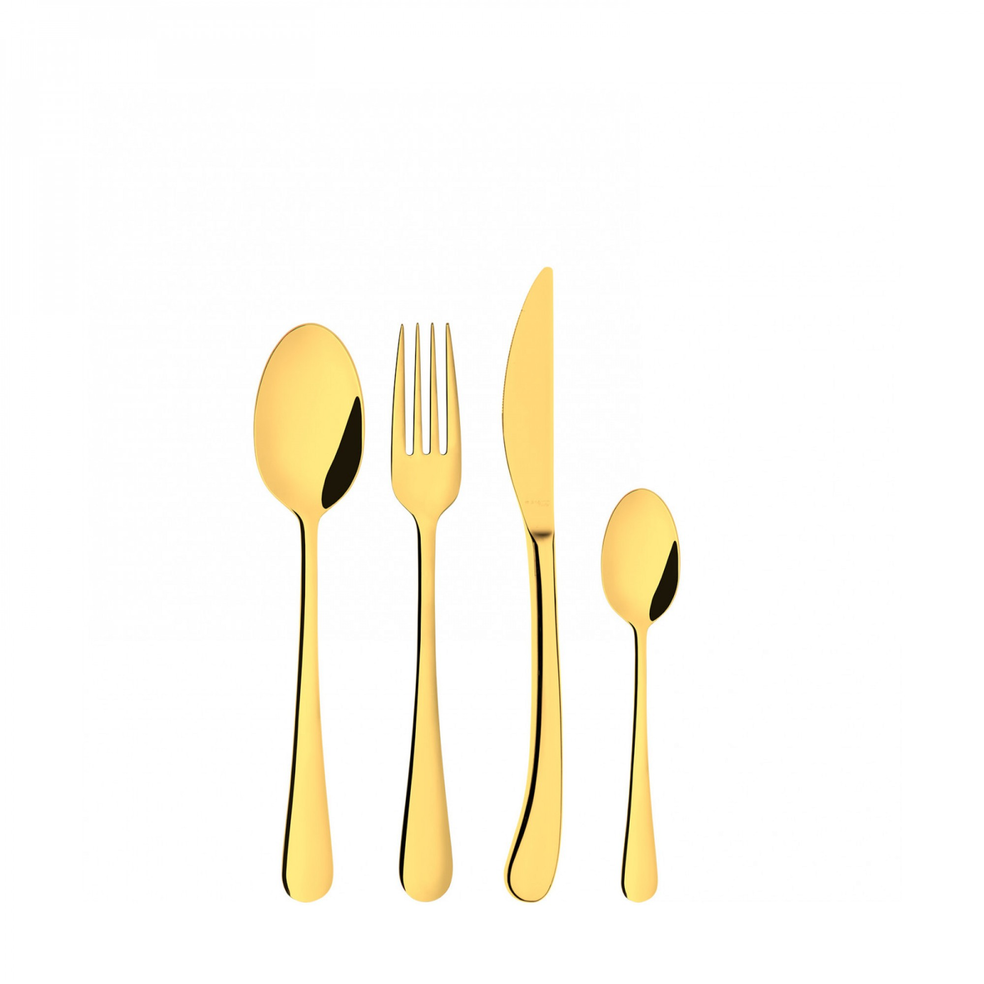 Set Faqueiro Settimocielo Ouro 8 Peças
